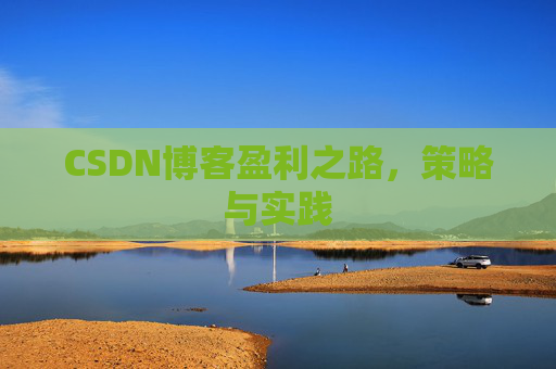 CSDN博客盈利之路，策略与实践